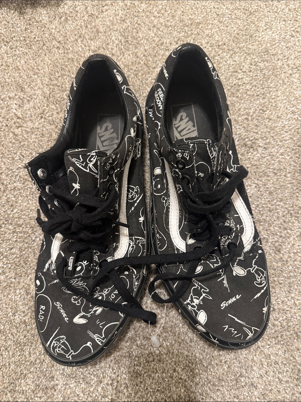 Vans Black & White Snoopy
Graphic Old Skool Sneakers
